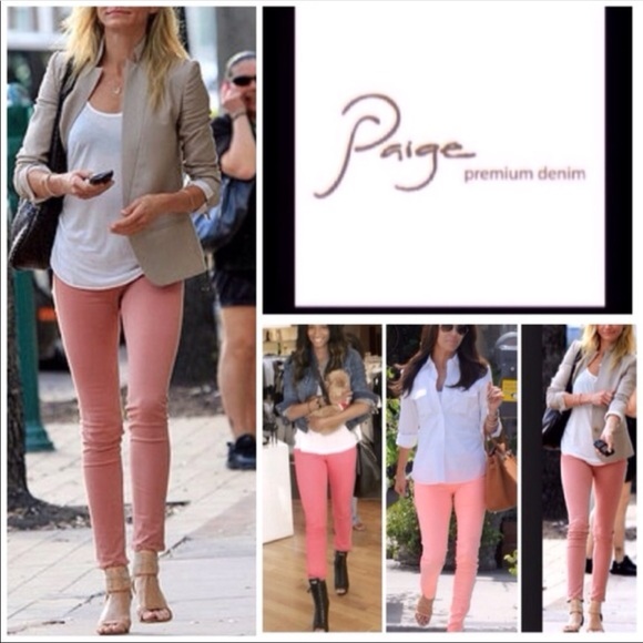 Paige | Verdugo Crop Skinny Jeans Ballet Pink 32 - Picture 8 of 8